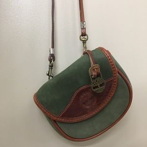 Timberland vintage  suede mini shoulder pouch